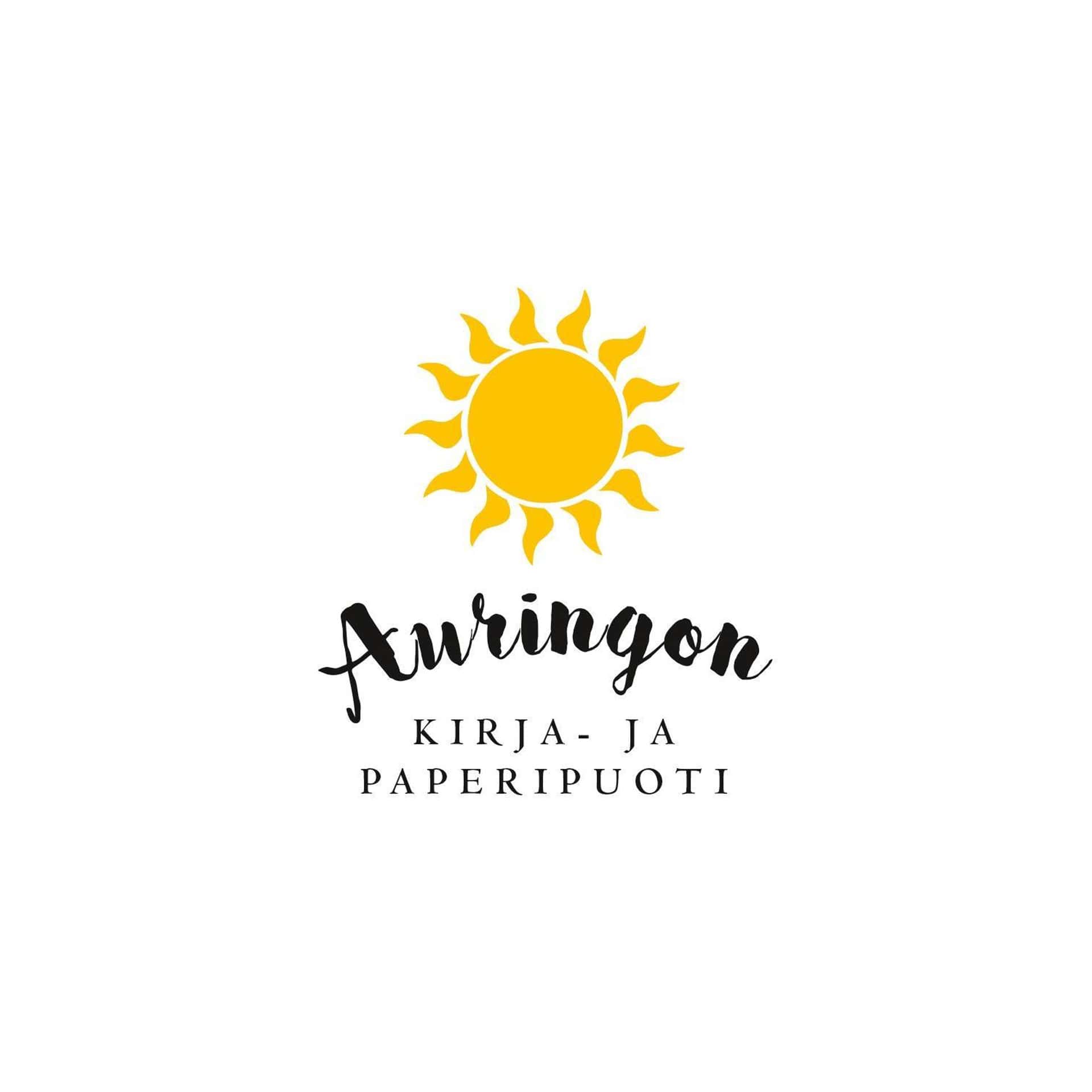 Auringon kirja- ja paperipuoti logo, Humppilan Lasitehdas